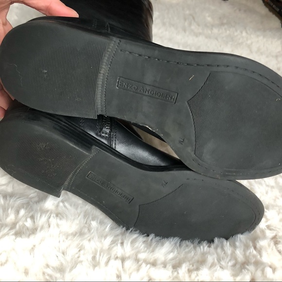 Enzo Angiolini Eaellerby Riding Boots. Excellent used condition. Black leather. - Picture 7 of 8